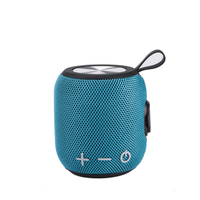 Mini-enceinte portable en tissu étanche IPX5 5W avec cordon V5.4 pour usage extérieur ou domestique, son de qualité, voix puissante FM0190F