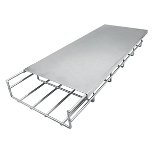 Cannelle de câblage en treillis métallique électrogalvanisé pour la gestion des câbles des centres de données avec installation rapide - Product Image 1