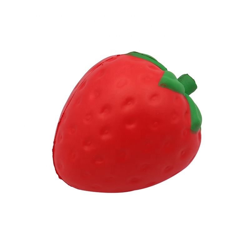 Factory Direct Soft Slow Rise Toys Fruit Shaped Squishy Toy PU Foam Squeeze Relief Anti Stress Ball
