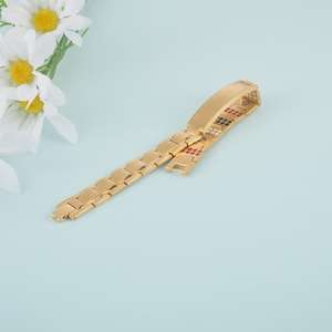 3500 Gauss mıknatıslar ile çelik Metal bileklik manyetik toka kayış moda Charm bilezikler ile terapötik manyetik terapi - Product Image 6