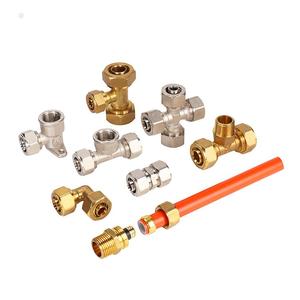 plumbing supplies pex water tubes parts line fittings 22mm copper bronze connector threaded copper pipe fitting