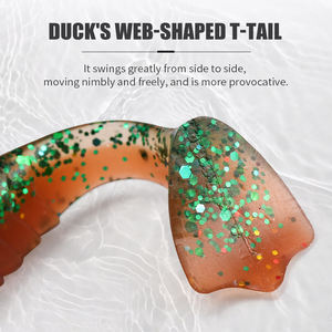 TGD Meilleur lot de 10 <span class=keywords><strong>leurres</strong></span> <span class=keywords><strong>souples</strong></span> de pêche, appâts <span class=keywords><strong>souples</strong></span> à queue de pagaie, coulants, 55mm 65mm, <span class=keywords><strong>pour</strong></span> <span class=keywords><strong>la</strong></span> pêche au bar et à <span class=keywords><strong>la</strong></span> <span class=keywords><strong>truite</strong></span>, <span class=keywords><strong>leurres</strong></span> <span class=keywords><strong>souples</strong></span> en plastique - Product Image 3