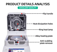 Laboratory Halogen Moisture Analyzer 120g 0.001g Accuracy 5 Inch Touchscreen Digital Display Factory Direct