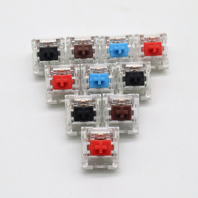 Aflion Customized Dust Proof Plastic Switch Brown Red Blue Silver Cyan Green Silent Magnetic Mechanical Keyboard for Gaming