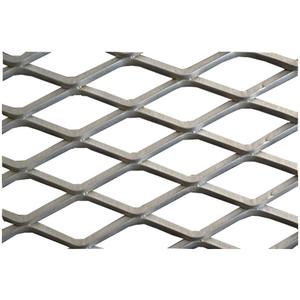 רשת מתכת מגולוונת מחוררת עם חורי יהלום לחיפוי חיצוני, לגריל דקורטיבי ואיכותי - Product Image 1