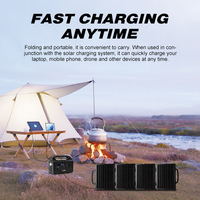 Calidad fuera de la red confiable 10W 20W 30W 40W 50W Sistema solar doméstico Estación solar Paneles solares plegables para el hogar al aire libre