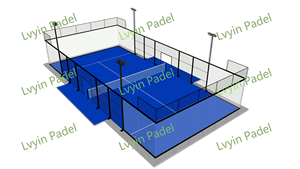 Nouveau Design Fournisseur Professionnel Terrain de Sport Paddle Tennis Terrain de Padel Panoramique - Product Image 5
