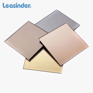 Placa de <span class=keywords><strong>espejo</strong></span> de <span class=keywords><strong>poliestireno</strong></span> con <span class=keywords><strong>espejo</strong></span> PS flexible dorado/plateado altamente reflectante - Product Image 2