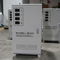 Stabilisateur de tension automatique triphasé 220V 380V AC SVC en cuivre, série TNS, 30 KVA, régulateur de tension AVR pour générateur