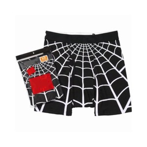 American-style Long-length Mid-rise <strong>Boxer</strong> Briefs Plus-size Spider-themed Base Layer Loose-fit ODM Streetwear Underwear - Product Image 3