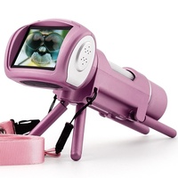 Kit de microscope portable pour enfants, microscope vidéo de qualité professionnelle, écran LCD 2 pouces, USB, grossissement 50X-300X, haute luminosité