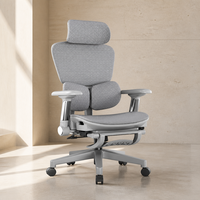 Chaise de bureau ergonomique avec accoudoirs réglables, idéale pour les longues heures de travail au bureau, le gaming et les dortoirs