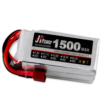 Batterie Lipo 3S 11.1V 1500mAh 25C, batterie au lithium polymère pour voiture RC, bateau, mini avion à aile fixe, hélicoptère, CE UN38.3 RoHS