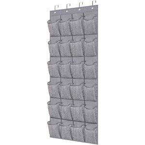 Basics 20-Pocket Foldable Over-the-Door Hanging <b>Large</b>-Size Shoe Organizer Storage Bag for Shoes and Sundries (<b>Wardrobe</b> Use) - Product Image 6
