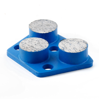 Disques de meulage diamantés ASL, segments trapézoïdaux à triple point, personnalisés OEM, disques de meulage pour béton, outils abrasifs