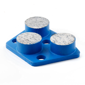 Asl kim cương Mài giày hình thang Ba Dot phân đoạn tùy chỉnh OEM bê tông Mài đĩa công cụ mài mòn - Product Image 4