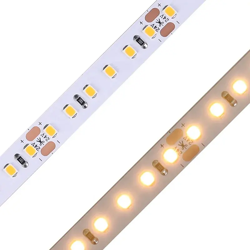 고품질 60 120 140 160 180 240 leds/m 24v 5m 15m 20m 50m 롤 cri90 95 smd 2835 240 3000k 4000k 6000k leds 스트립 라이트