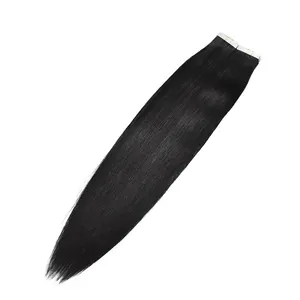 Stokta bakire saç bandı çift atkı dokuma düz dalga saç demeti uzatmak uzunluk ve hacim doğal renk atkı