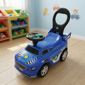 Kids <b>Police</b> <b>Ride</b> <b>on</b> Car Battery Powered Patrol Style Indoor Outdoor Toy for 2 to 4 Years - Product Image 3