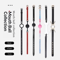 Vente en gros de jouets sexuels pour couples BDSM, attaches en silicone souple, écologiques, bâillons buccaux