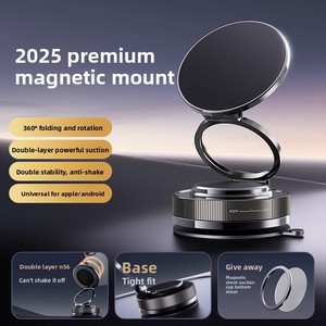 Nouveau support de téléphone magnétique pliable à 360 degrés pour <span class=keywords><strong>voiture</strong></span>, rotatif, multifonctionnel, <span class=keywords><strong>gadget</strong></span> de navigation automobile pour - Product Image 2