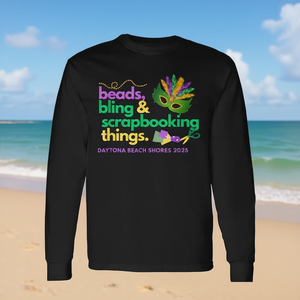 Camiseta de manga larga Beads Bling Scrapbooking Things Daytona Beach Shores 2025 - Product Image 3