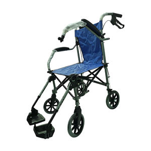 Sedia a Rotelle da Viaggio Leggera <span class=keywords><strong>e</strong></span> Pieghevole in Alluminio, Design Portatile con Borsa per Facile Trasporto - Product Image 5