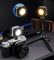 Mini lampe LED COB multifonctionnelle à clipser pour selfie, portable, rotative à 180°, température de couleur réglable, étanche