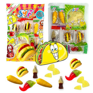 Mini Gomas de Forma de Hamburguer, Batata Frita, Cachorro Quente e Pizza, Doces de Gelatina Macia em Atacado - Product Image 3