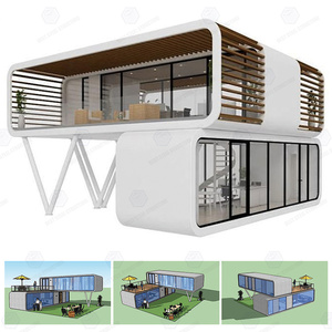 Casa Prefabbricata di Lusso Moderna Cinese da 10m, Tiny House a Forma di Mela, Capsula Spaziale Modulare di Lusso - Product Image 4