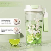 Gobelet d'eau Lily Valley 580 ml, nouveau gobelet portable pour boire en extérieur avec bec verseur, bouteille d'eau résistante aux chocs