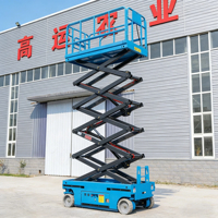 Plateforme élévatrice mobile électrique hydraulique à ciseaux homologuée CE de 4m à 18m pour entrepôts et travaux de construction