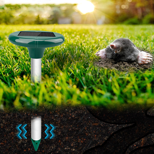 Repelente solar de lunares para jardín, batería a prueba de agua, vibrador, vole mole, repelente, en stock - Product Image 2