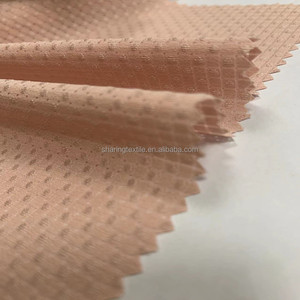Tissu élastique en Brocade à points troués pour robe chemisier, tissu à carreaux en Polyester, <span class=keywords><strong>maille</strong></span> extensible à 4 voies - Product Image 1