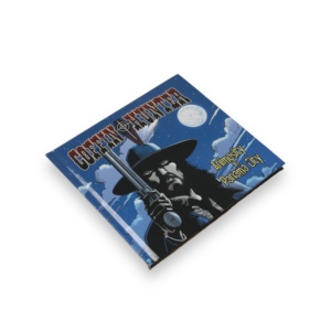 CD de Rock del estilo Western Cowboy en estuche rígido con inserto de cómic y estampado artístico vintage del Oeste - Product Image 2