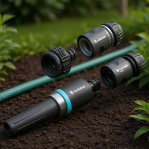 Connecteur d'eau de jardin Gardena 13 mm, raccord rapide en plastique durable pour tuyau d'irrigation en vrac - Product Image 2