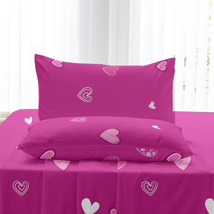 Ensemble de draps plats modernes personnalisables en microfibre avec linge imprimé, garnissage en polyester, 1800 fils/cm², certifié OEKO-TEX - Product Image 5