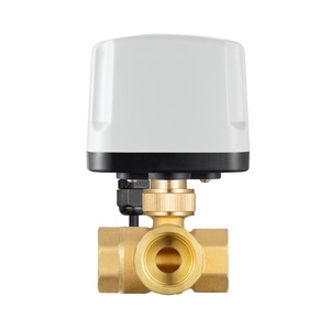 1 "ba cách t Loại IP65 không thấm nước cơ giới bóng van 220V 12V 24V 3-dây 2 điểm điều khiển Brass van bi điện - Product Image 4