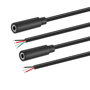 3.5 Mm Vrouwelijke En Mannelijke Trs Trrs Tweekanaals Plug Naar Blote Draad Open Einde Hulpkabel - Product Image 5