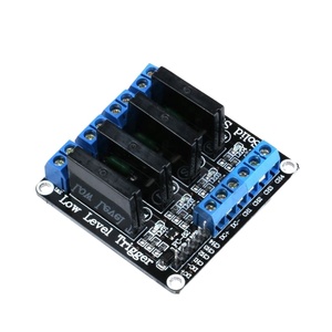 Factory Outlet Solid State Relay 4 Channel Relay 250V 2A Low Level Trigger DC to DC <b>5v</b> Solid State Relay Module With Fuse - Product Image 1