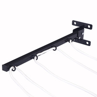 Séchoir pliant suspendu à double barre en acier au carbone pour le rangement des vêtements et des couettes dans les jardins ruraux – Vente en gros pour fabricants