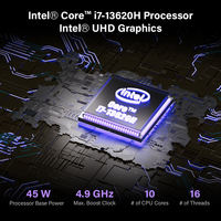 Nueva Mini PC PN PH095X Intel Core I3/I5/I7 de 10 Núcleos, Windows 11, GDDR5, 64GB de Video, SSD de 128GB-1TB, para Uso Empresarial, 1 Año de Garantía