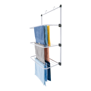 Séchoir à linge pliable à 3 niveaux grande taille à suspendre derrière la porte pour usage intérieur – Meilleure vente - Product Image 4