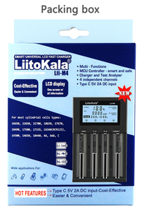 LiitoKala Lii-M4 5 V Type-c 3,7 V/1,2 V AA/AAA 18650/26650/16340/14500/10440/18500 Detektierbare Kapazität Batterieladegerät - Product Image 3