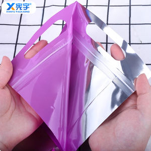 Sachet refermable auto-adhésif en PE à huit soudures, laminé Mylar, en aluminium thermoscellable avec fenêtre pour poudre de protéines de lactosérum – Vente en gros - Product Image 3