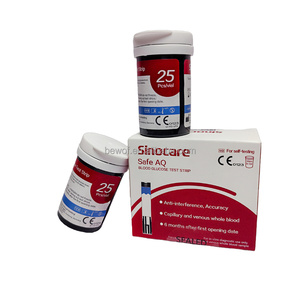 แผ่นตรวจวัดระดับน้ำตาลในเลือด <span class=keywords><strong>Sinocare</strong></span> <span class=keywords><strong>Safe</strong></span> AQ Smart - Product Image 4