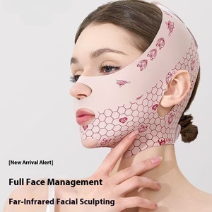 Petit masque de levage de sommeil sculpté en V sans trace anti-affaissement étanchéité du visage pansement français produit de soins de beauté et personnels - Product Image 2