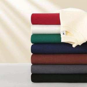 Wholesale Custom Luxury Quality Sweatshirt Cotton Crewneck Streetwear <b>Drop</b> Shoulder Pullover Men's Hoodies & Sweatshirts - Product Image 2