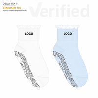 Chaussettes de Pilates pour femmes de haute qualité avec logo personnalisé, chaussettes antidérapantes respirantes, chaussettes de sport en coton pour le yoga, chaussettes de fitness pour femmes