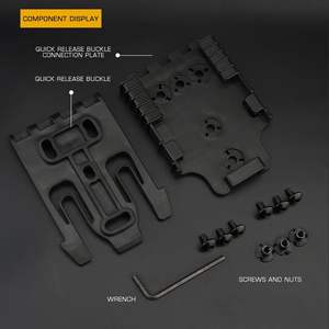 Nylon Tactical <b>Holster</b> Waist <b>Belt</b> Clip Multi functional Scabbard Mounting Kit Outdoor Hunting Security - Product Image 2